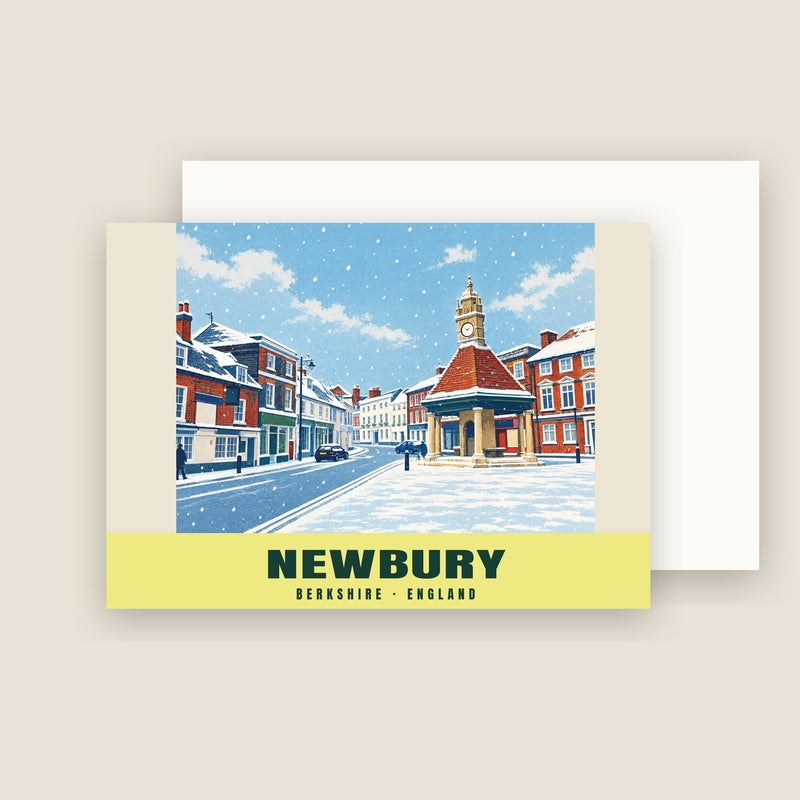Clock Tower, Newbury Christmas Cards (Pack of 10)