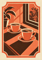 Coffee by the Window — artwork detail