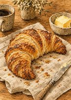 Croissant in Crumbs — artwork detail