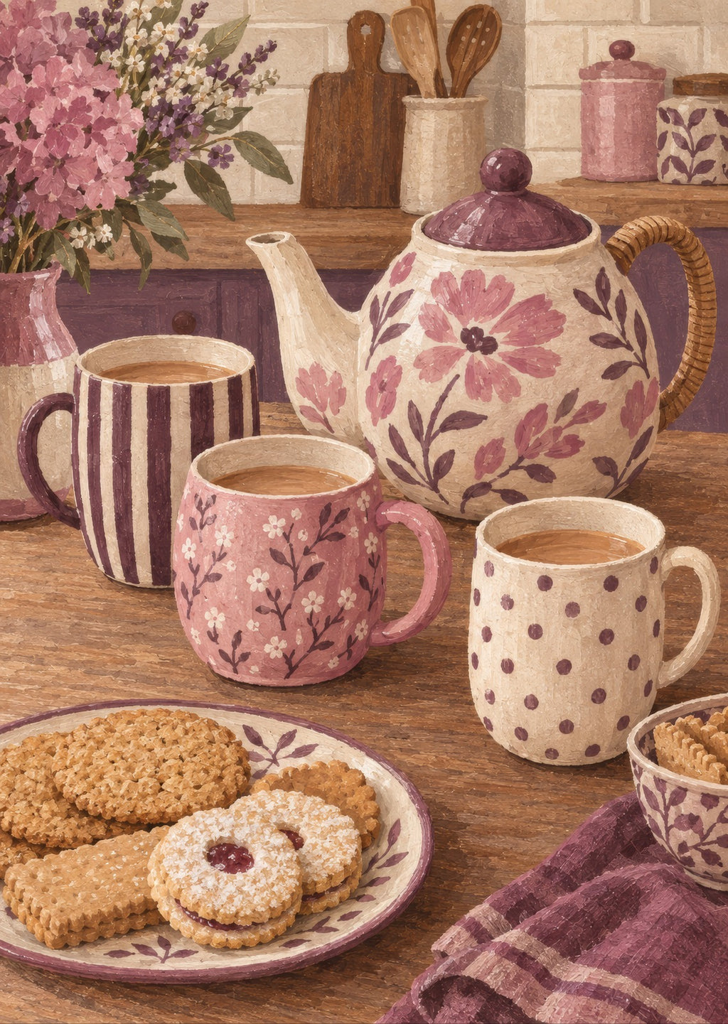 The Teapot Gathering — artwork detail