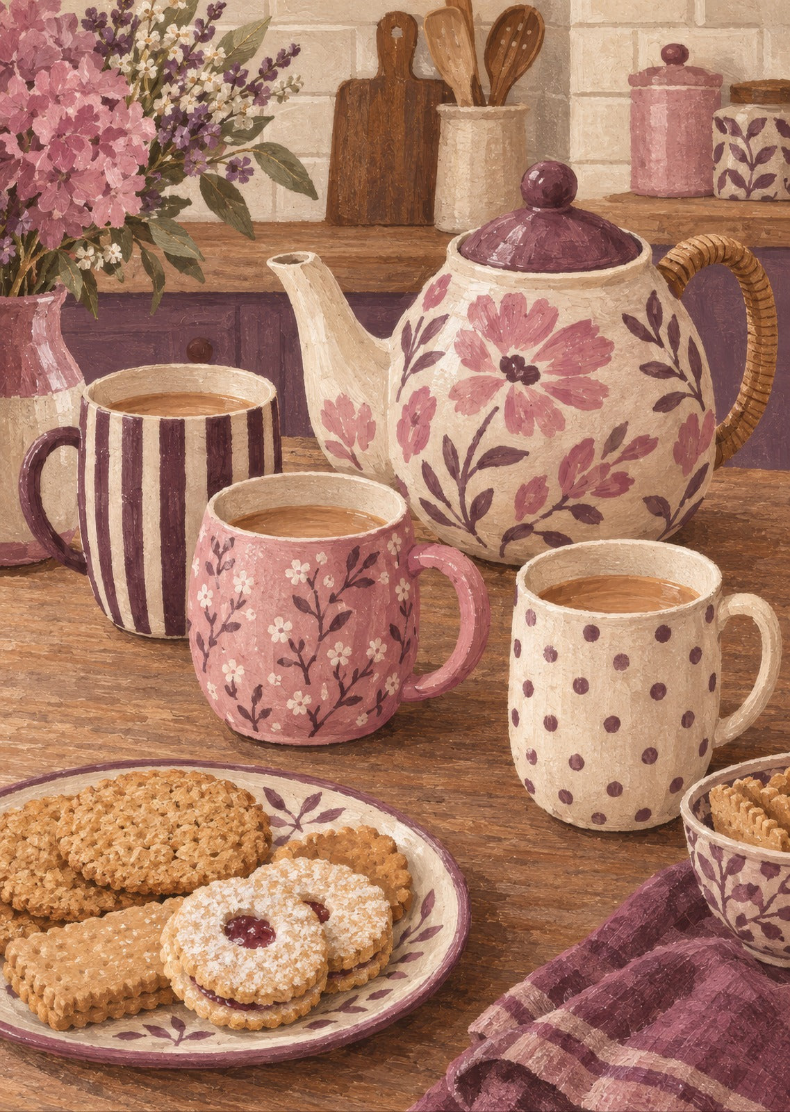 The Teapot Gathering — artwork detail
