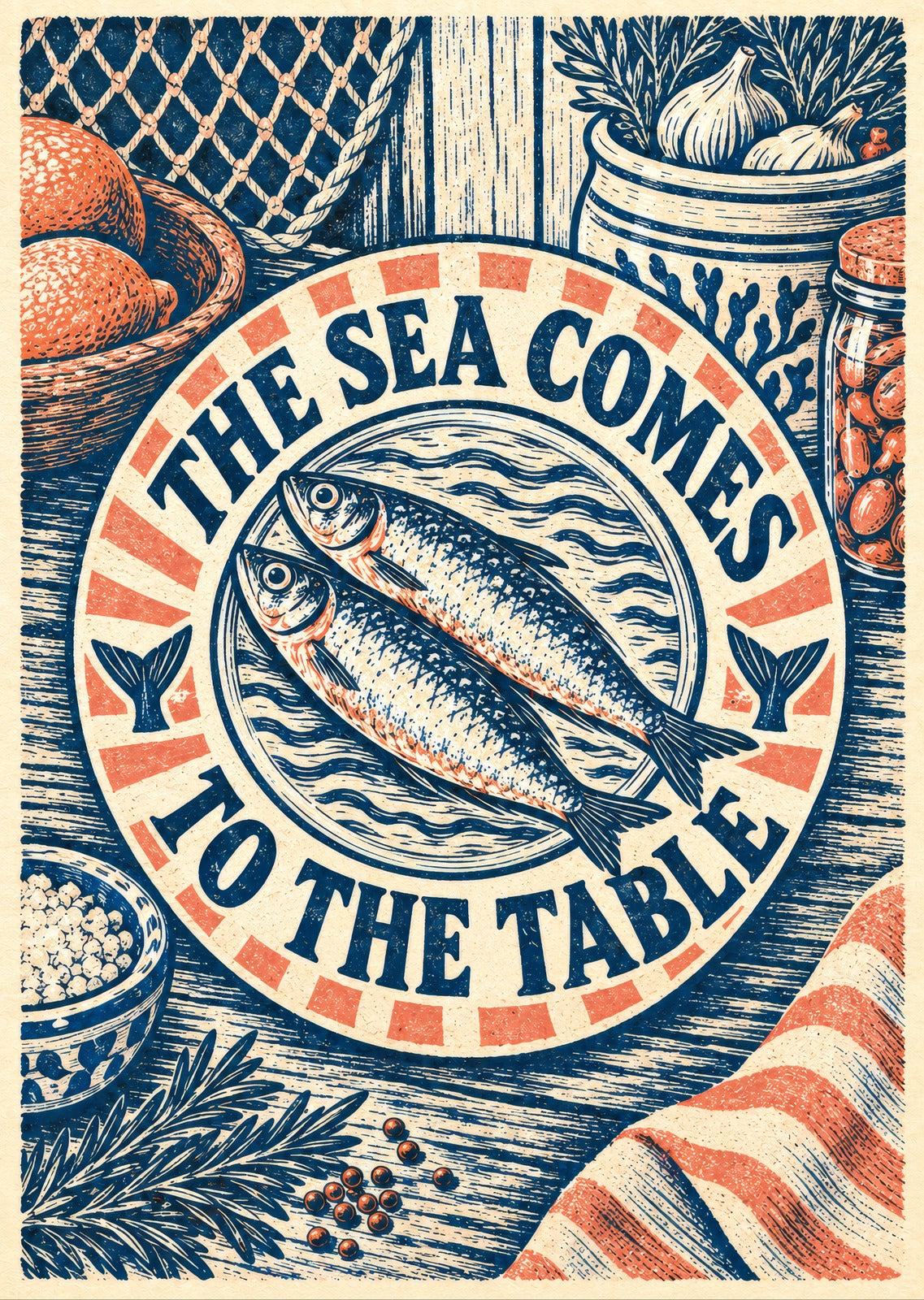 The Sea Comes to the Table — artwork detail