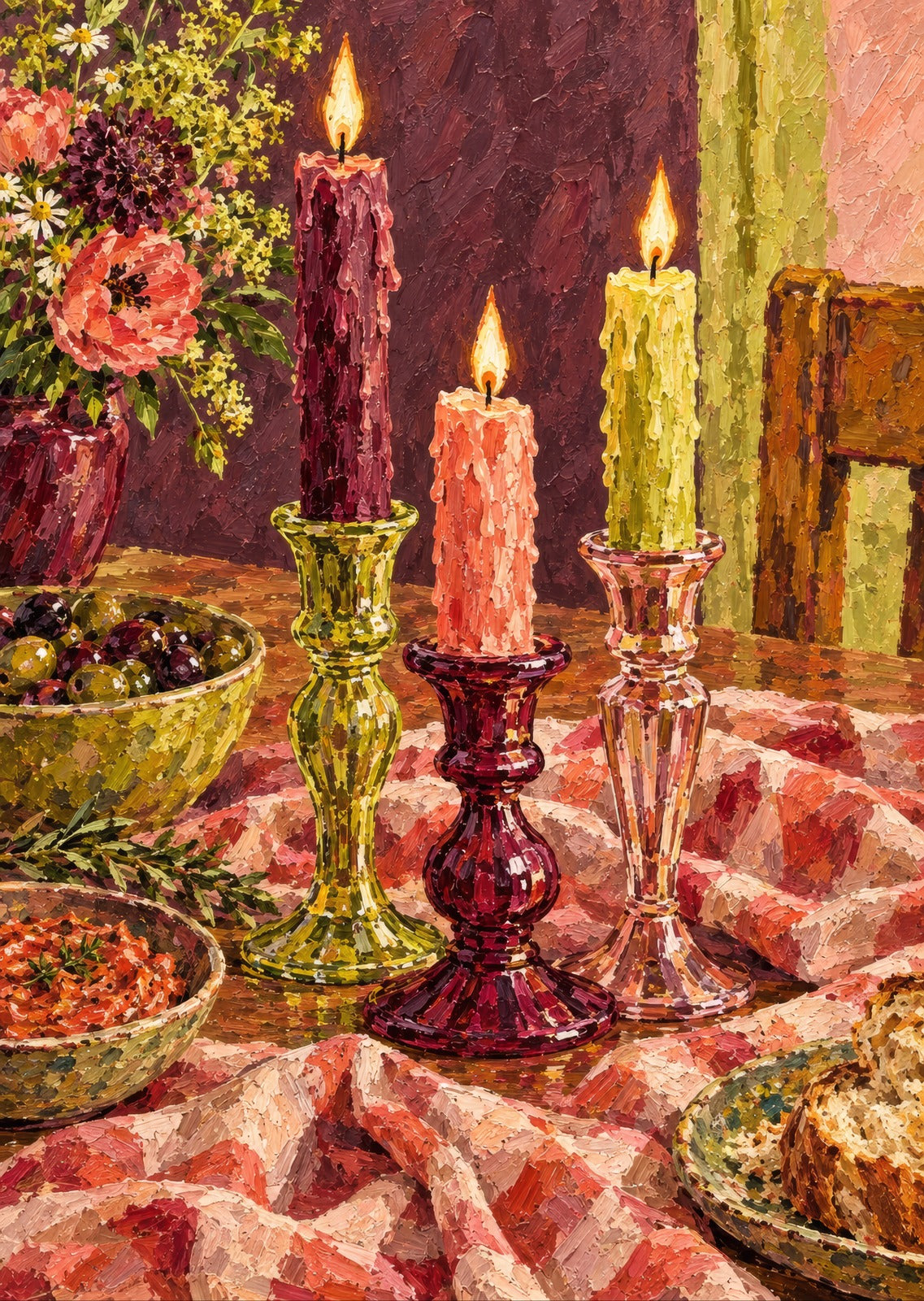 Candles After Dinner — artwork detail