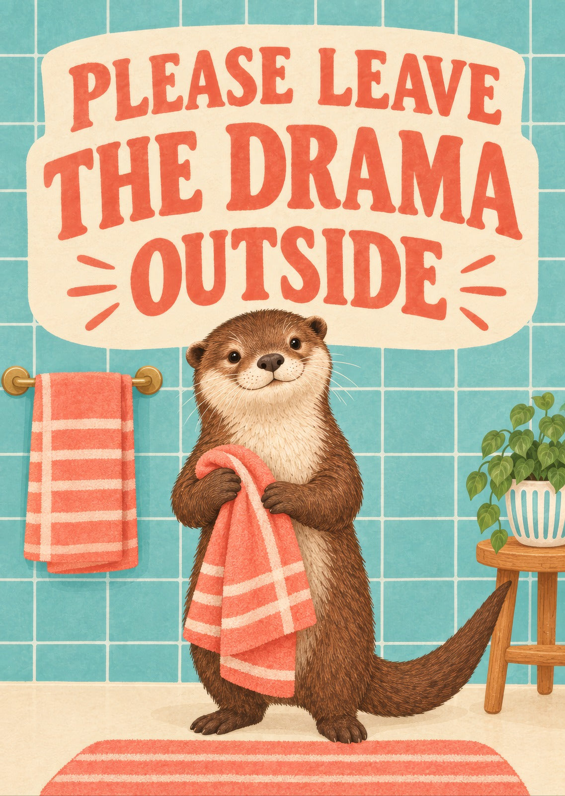 Please Leave the Drama Outside — artwork detail