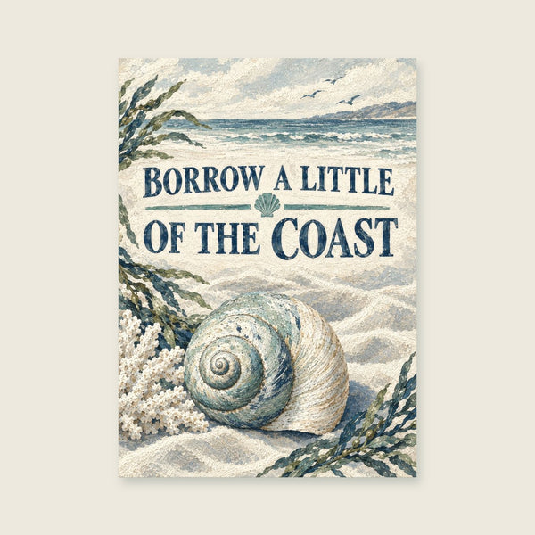 Borrow a Little of the Coast Art Print