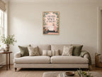 A Breathing Space of Your Own — A2 artwork shown in a room with a natural wood frame; select a framed finish to include a frame