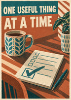 One Useful Thing at a Time — artwork detail