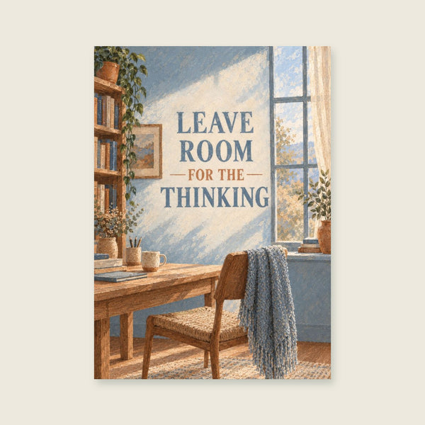 Kunstdruck „Leave Room for the Thinking“