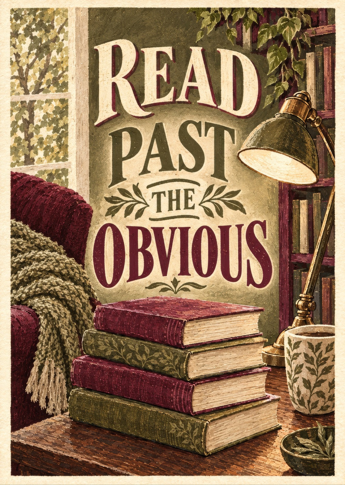 Read Past the Obvious — artwork detail