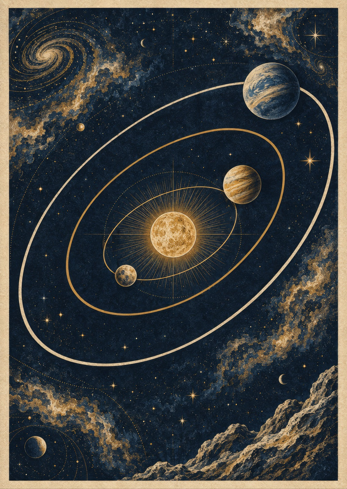 Orbit Study One — artwork detail