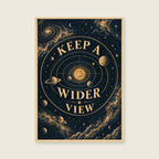 Keep a Wider View — Scientific-inspired graphic art home office art print