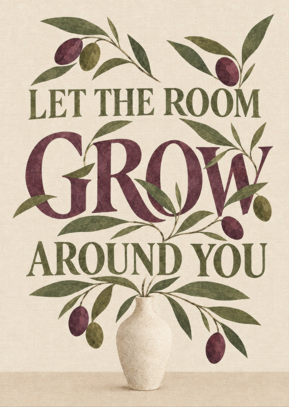 Let the Room Grow Around You — artwork detail