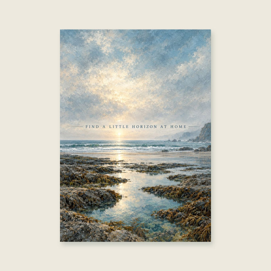 Find a Little Horizon at Home — Atmospheric landscape painting living room art print