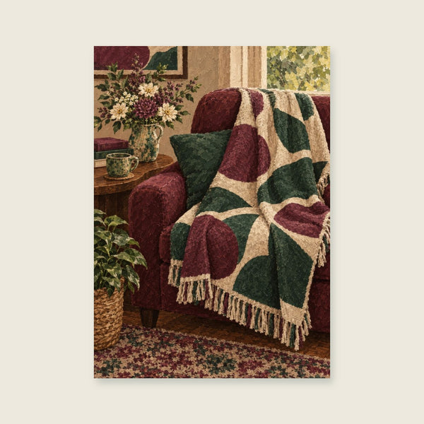 Kunstdruck „Die gefaltete Decke“