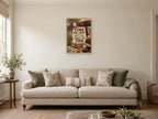 Time Well Spent Looks Like This — A2 artwork shown in a room with a natural wood frame; select a framed finish to include a frame
