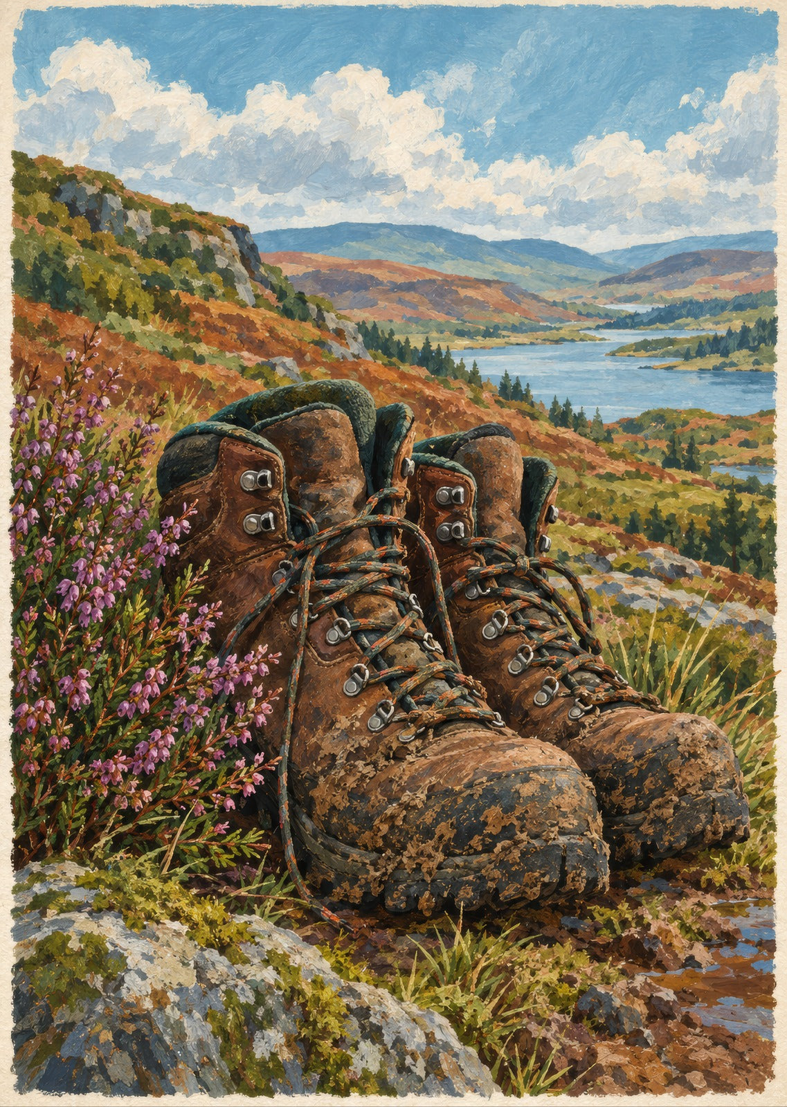 Boots by the Door — artwork detail