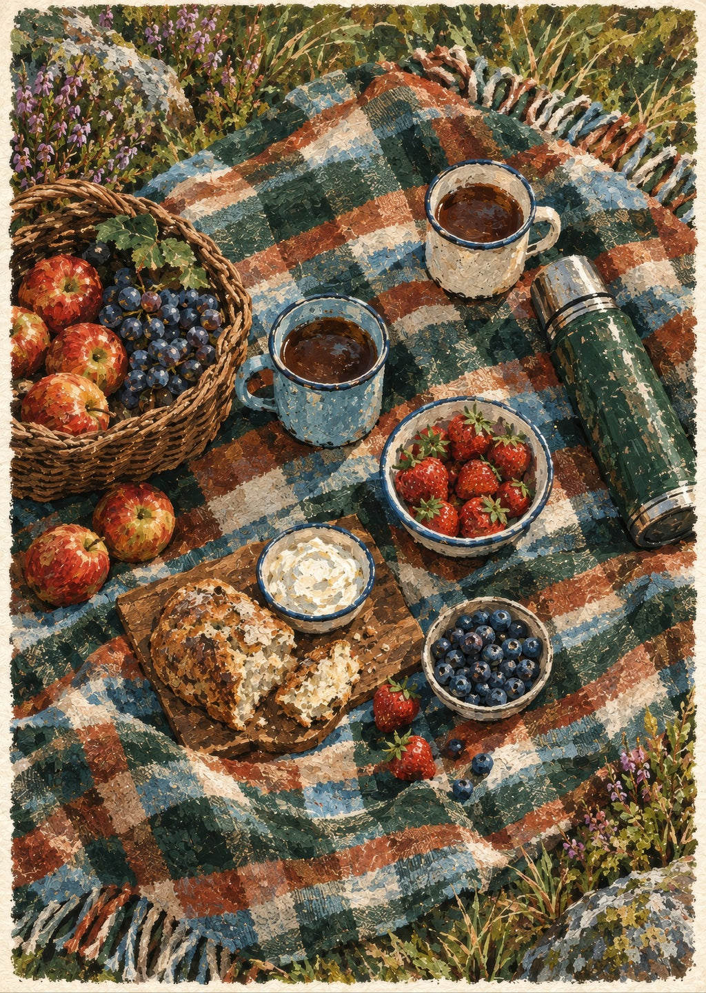 The Picnic Blanket — artwork detail