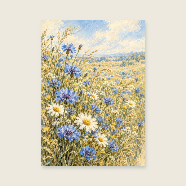 Impression d'art Lisière de la prairie bleue