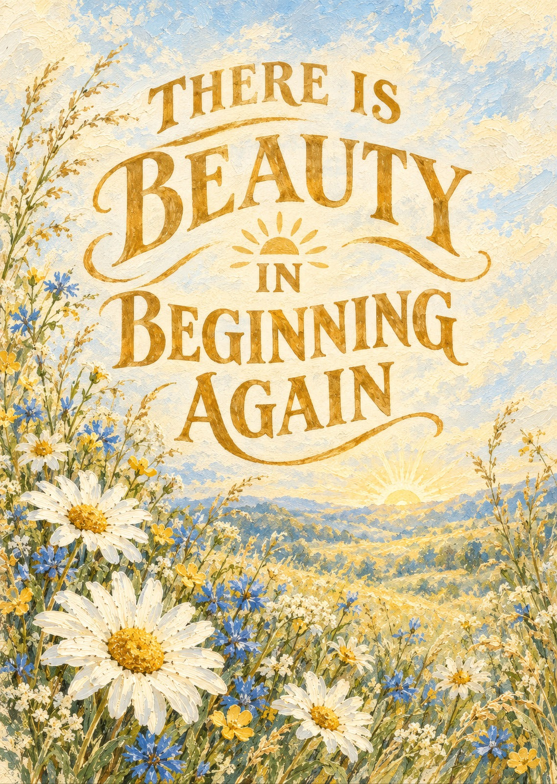 There Is Beauty in Beginning Again — artwork detail