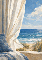 The Wind in the Curtain — artwork detail