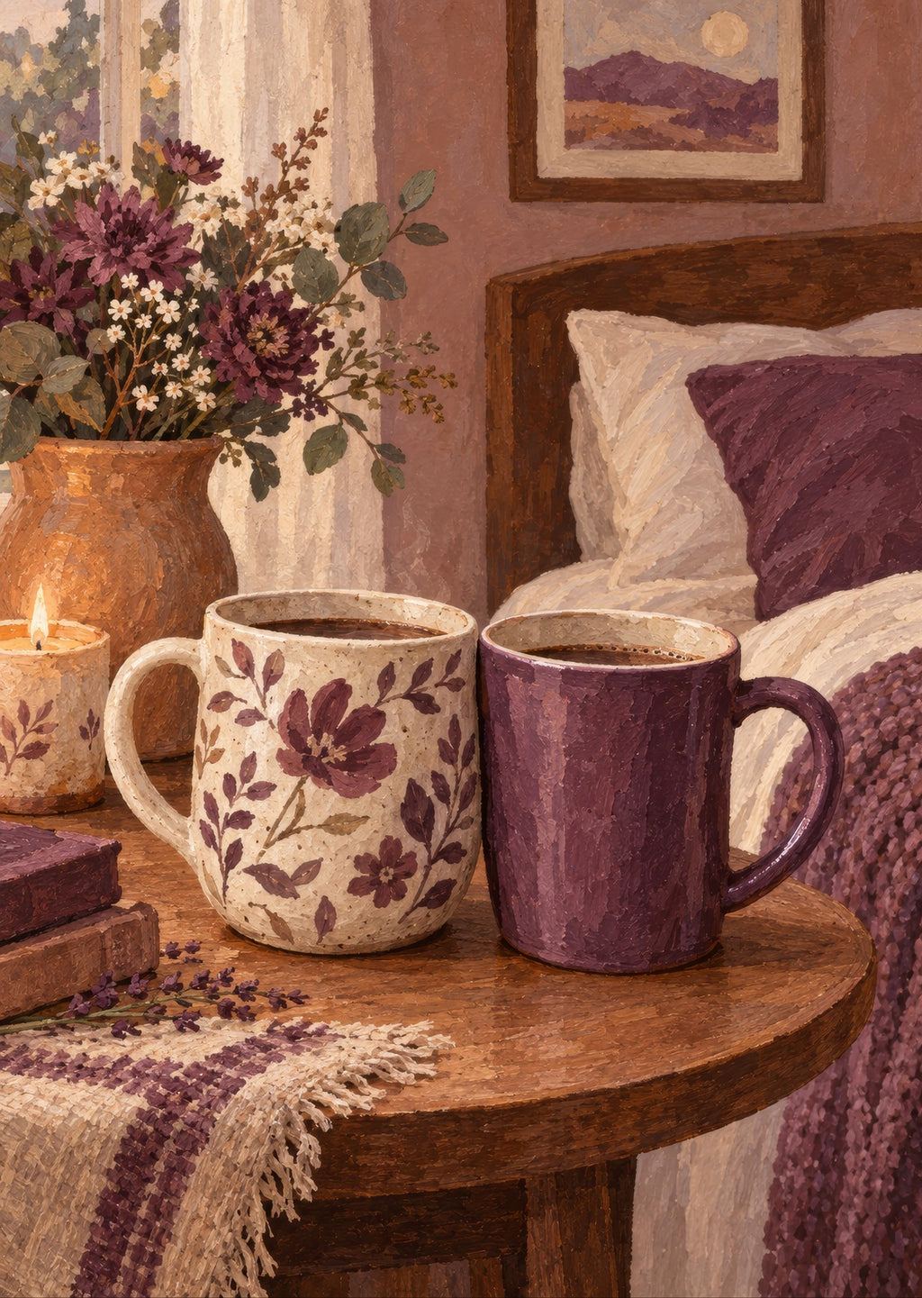 Two Mugs One Morning — artwork detail