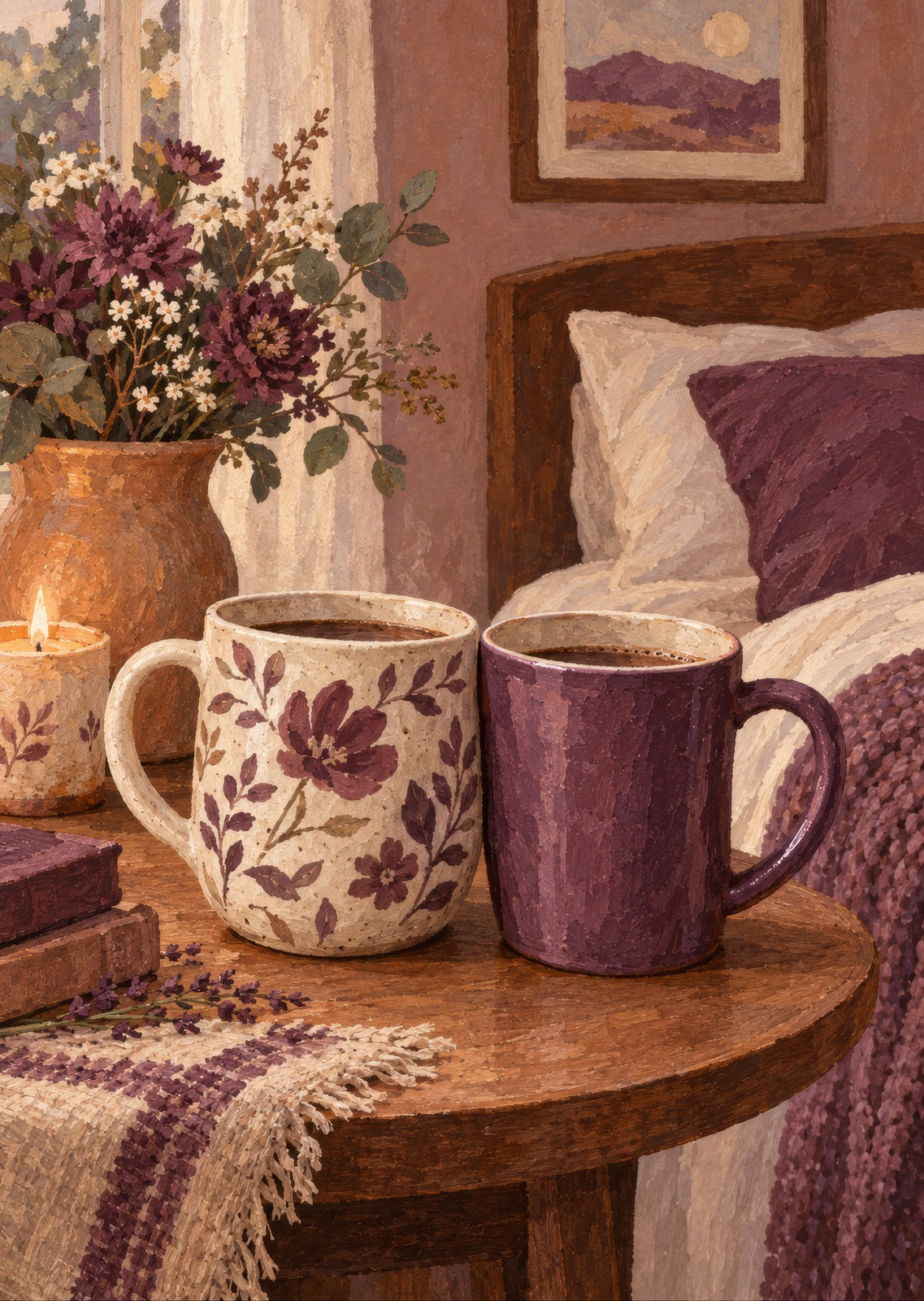 Two Mugs One Morning — artwork detail