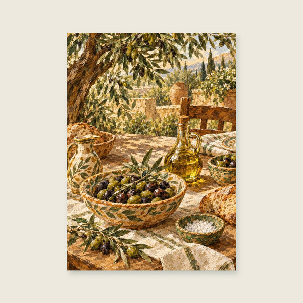 Lunch Under the Leaves Art Print