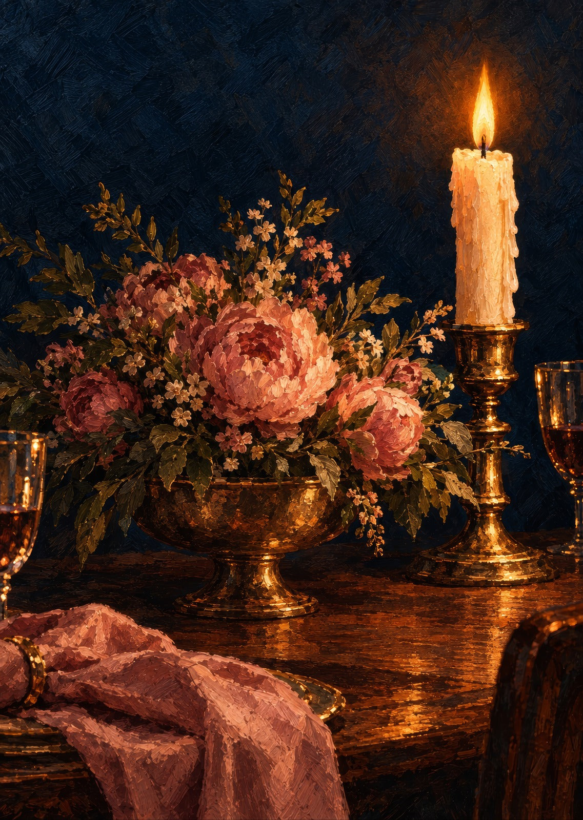 Flowers After Sunset — artwork detail