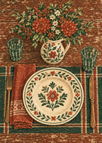 A Place Setting with Flowers — artwork detail
