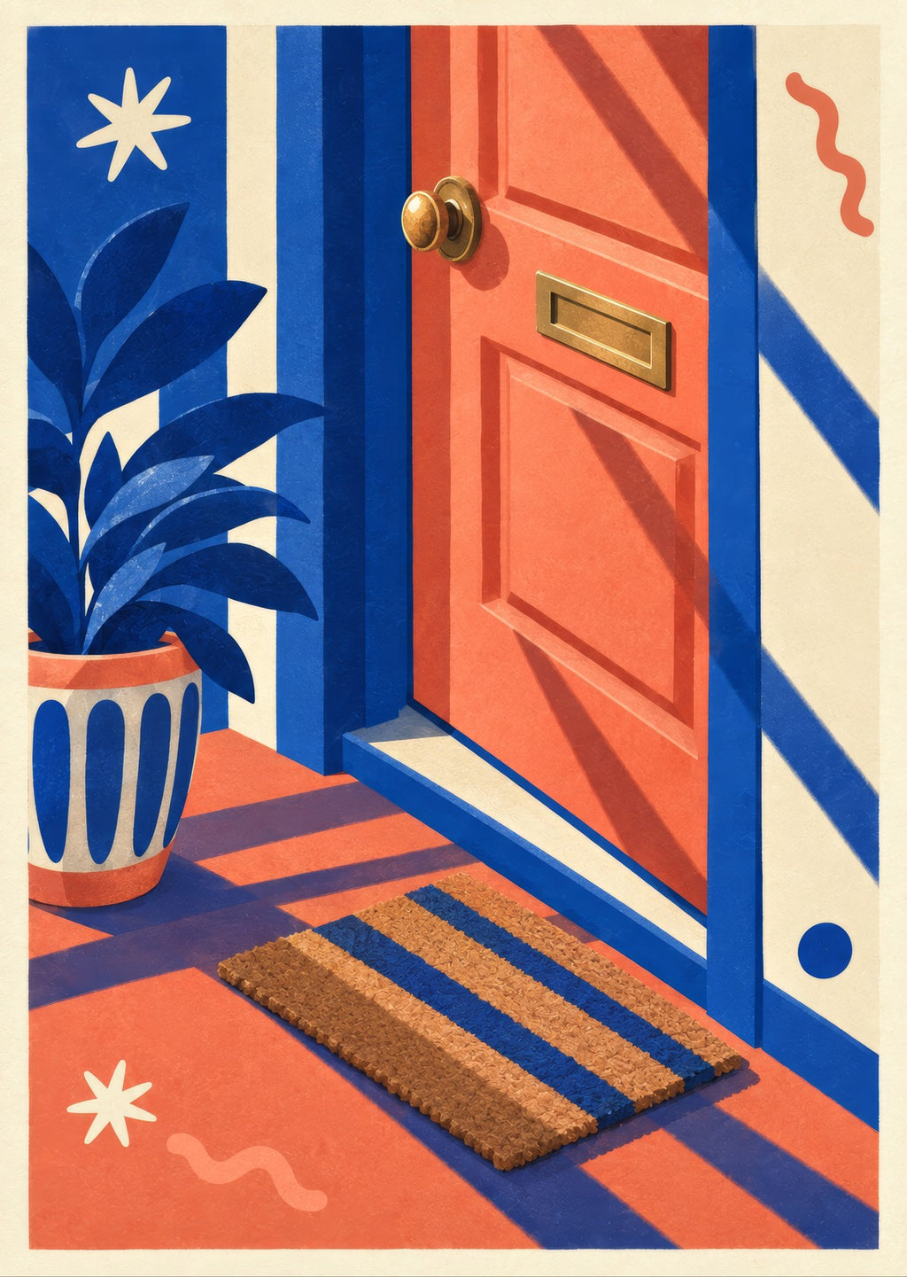 The Open Front Door — artwork detail