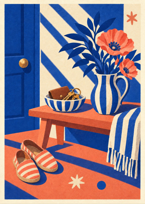 Boots Coat and Umbrella — artwork detail