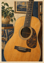 Six Strings in Warm Light — artwork detail