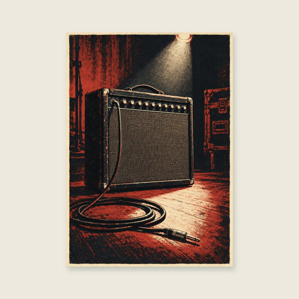 The Amplifier Glow Art Print
