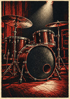 Drums Under the Spotlight — artwork detail
