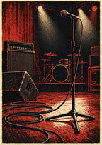 The Empty Stage at Midnight — artwork detail