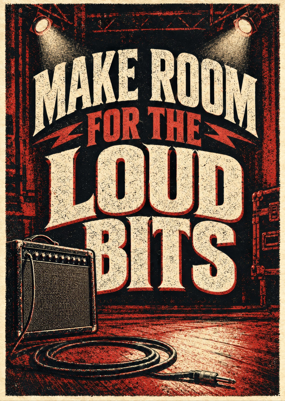 Make Room for the Loud Bits — artwork detail