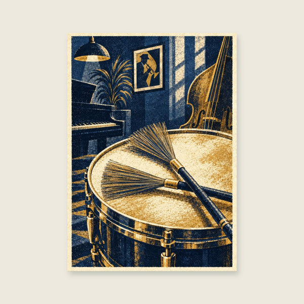 Snare-Besen Kunstdruck