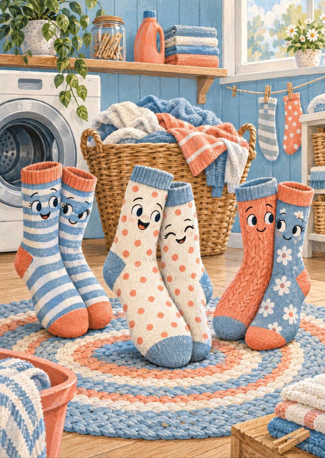 Socks in Conversation — artwork detail