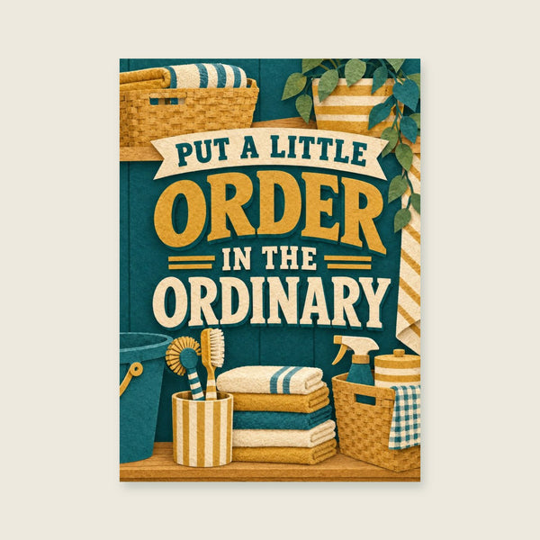 Put a Little Order in the Ordinary Art Print
