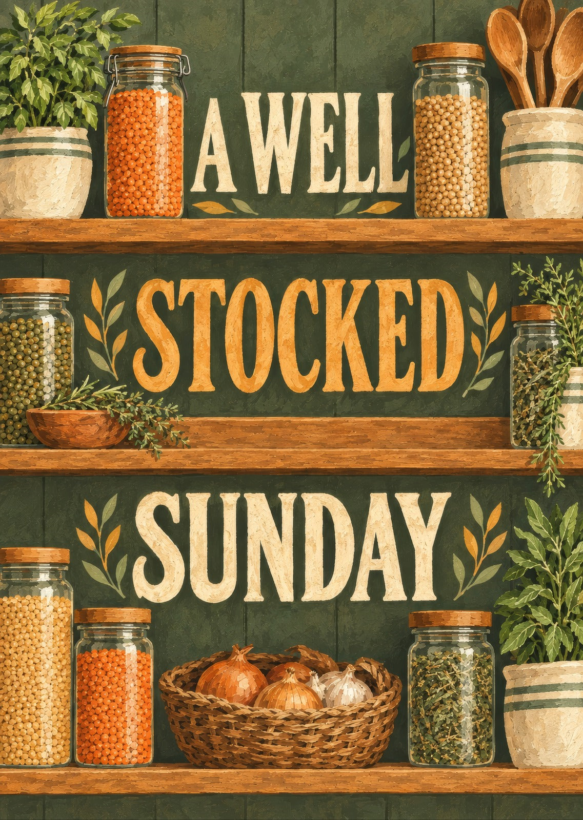 Well Stocked Sunday — artwork detail