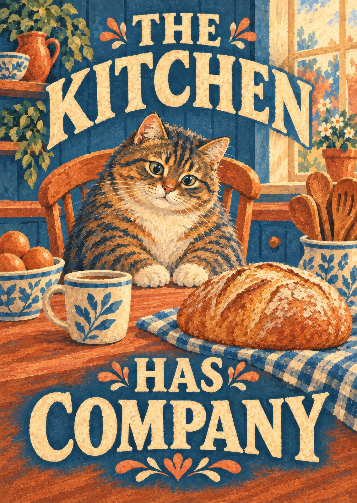 The Kitchen Has Company — artwork detail