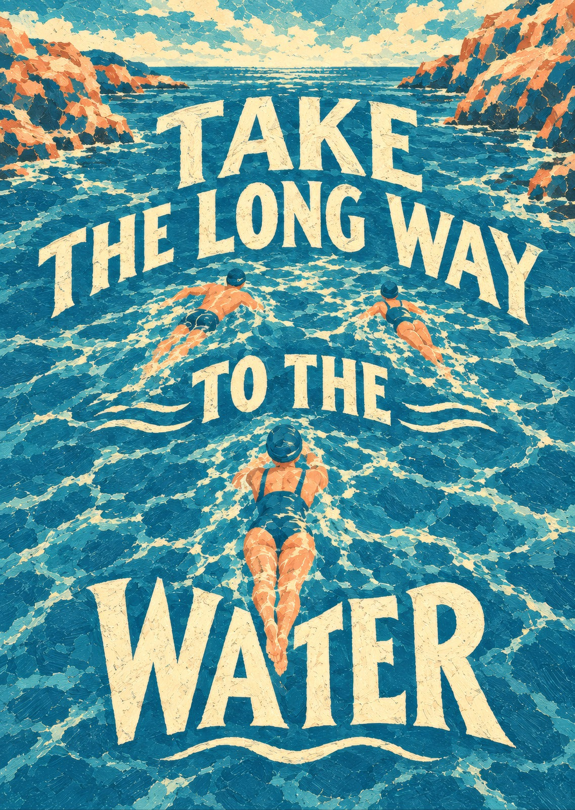Take The Long Way To The Water — artwork detail