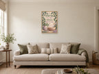 Fresh Start Small Ritual — A2 artwork shown in a room with a natural wood frame; select a framed finish to include a frame