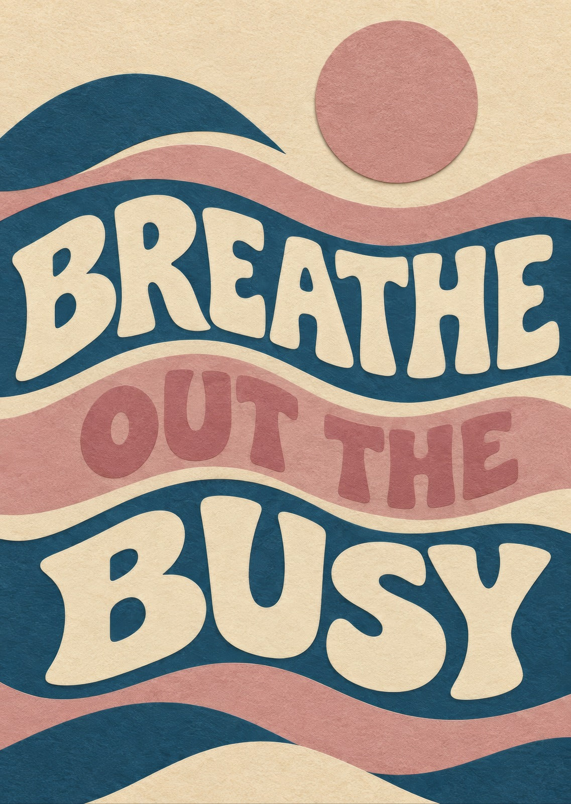 Breathe Out The Busy — artwork detail