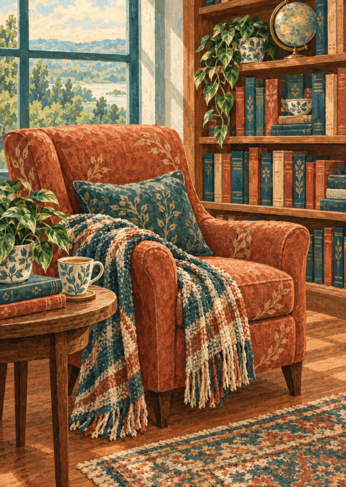 Reading chair — artwork detail