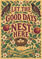 Let The Good Days Nest Here — artwork detail
