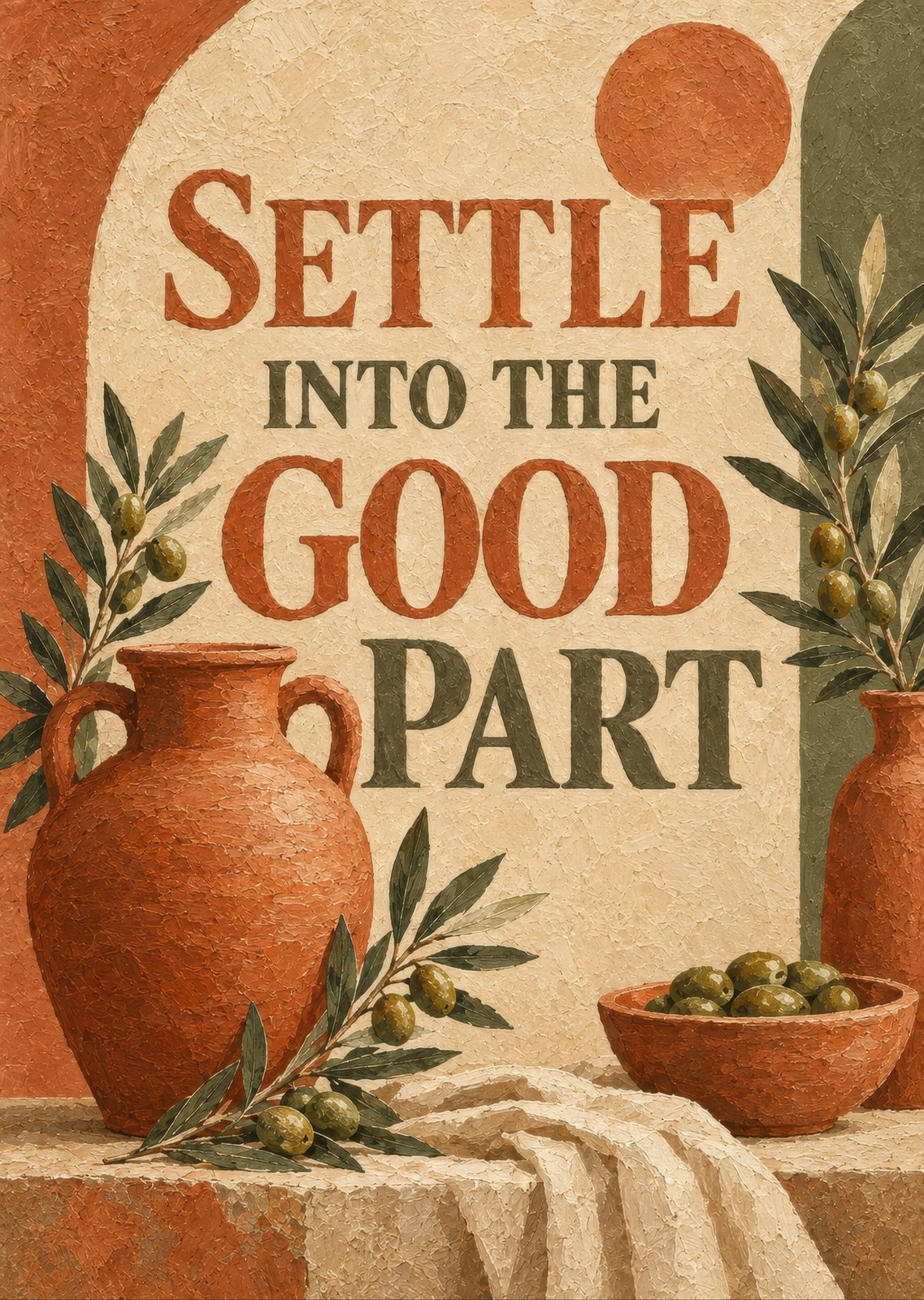 Settle Into The Good Part — artwork detail