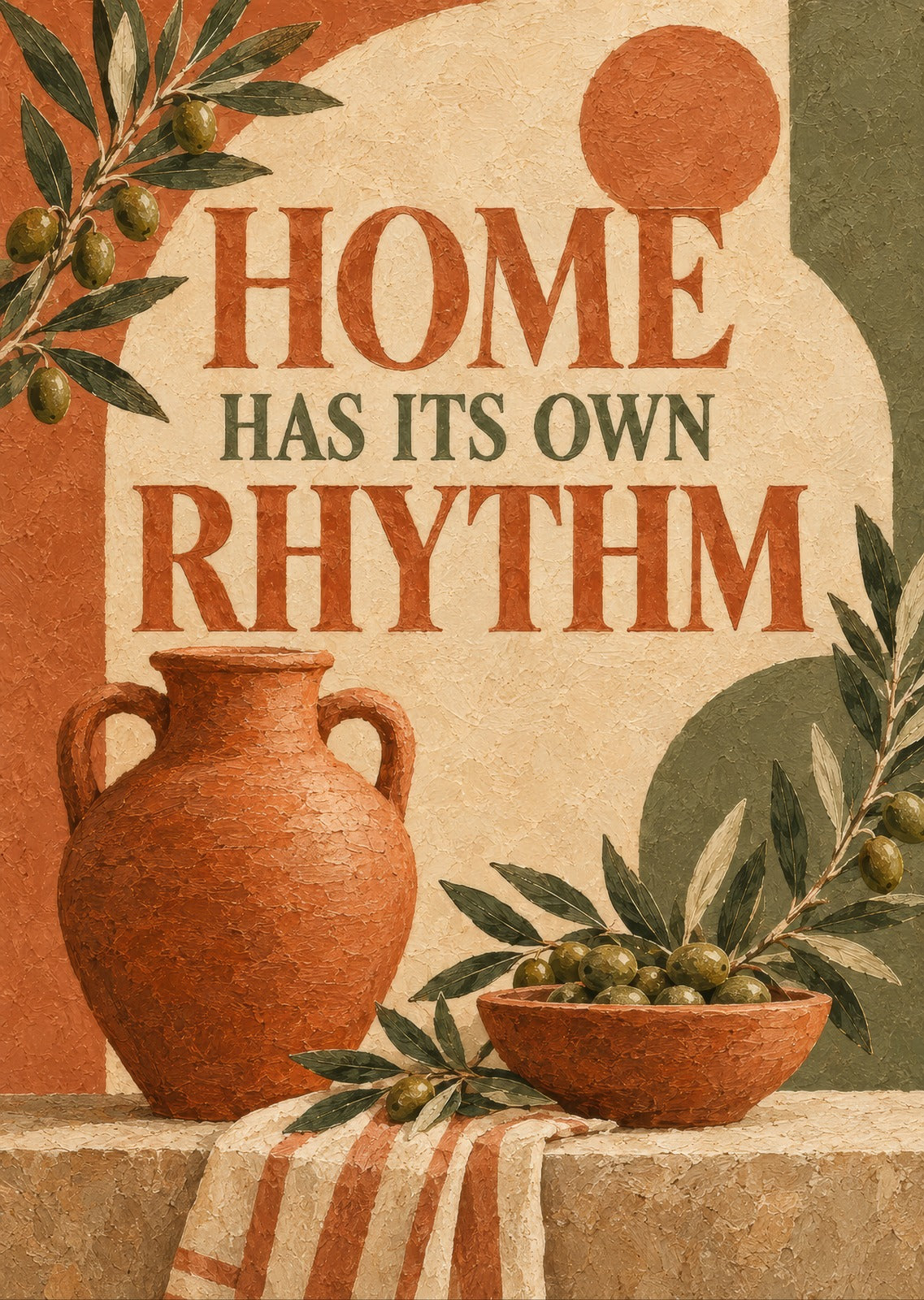 Home Has Its Own Rhythm — artwork detail