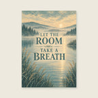 Let The Room Take A Breath — Atmospheric imaginary landscape living room art print