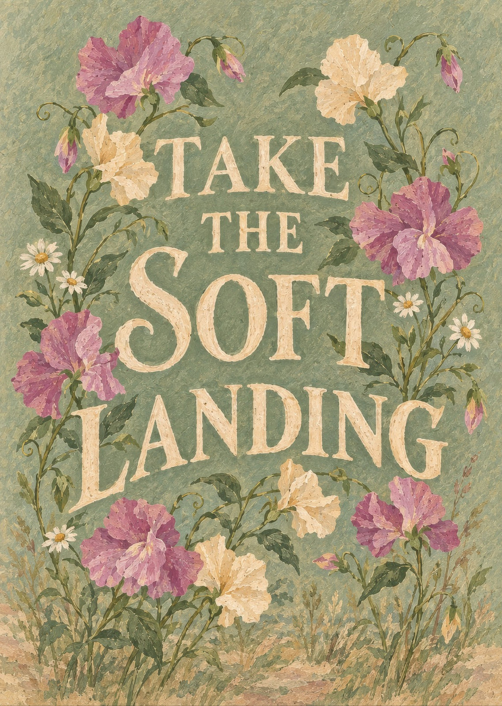 Take The Soft Landing — artwork detail